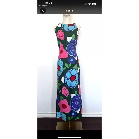 Vintage Mod Flower Power Fabric 3 Yards x 46” - Picture 6 of 6